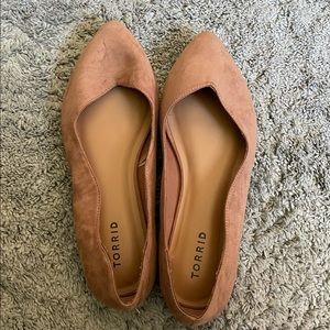 Torrid Nude/Pink Flats Size 9.5W